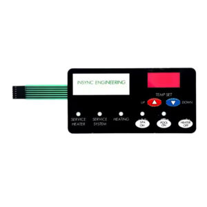 Transparent Red Window Membrane Switch