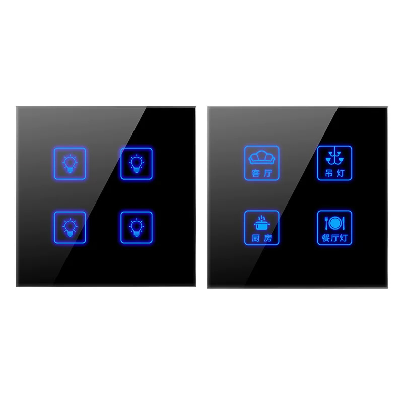 Double-Side Hardened Acrylic Capacitive Touch Switch Panel